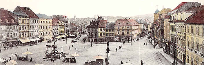Teplice: Benešovo náměstí